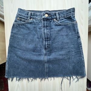 Vintage Calvin Klein Denim Miniskirt Size 25